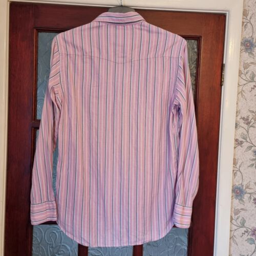 RALPH LAUREN OXFORD SHIRT STRIPE - Pink - Size S - Long Sleeved Button Mens - Picture 2 of 12