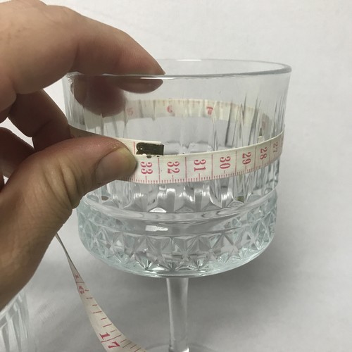 Pair Of Cocktail Gin Glass Solid Glass Heavy Duty In Excellent Condition - Picture 8 of 9