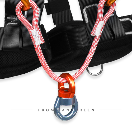 Tree Climbing Sit Harness Arborist Saddle and Work Positioning Lanyard - Picture 4 of 13