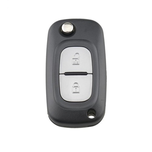 2 Buttons Folding Car Key Fob Case Replacement Fit for Kangoo / Renault Clio - Picture 2 of 8