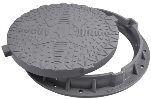 Schachtabdeckung Kanaldeckel Schachtdeckel Ø600/800 125 kN Belastbar bis 12,5 t - Bild 13 von 19