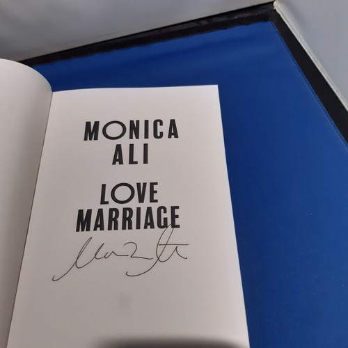MONICA ALI: LOVE MARRIAGE: SIGNED LINED FIRST EDITION FIRST PRINT: NEW - Picture 2 of 3