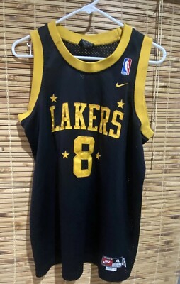 Vintage Nike Kobe Bryant LA Lakers Stitched Jersey YOUTH XL