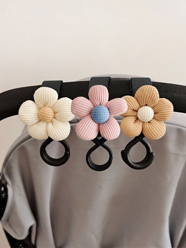 1PCs Baby Hanger Bag Stroller Pushchair Hooks Pram Rotate Straps Accessories - Foto 8 di 22