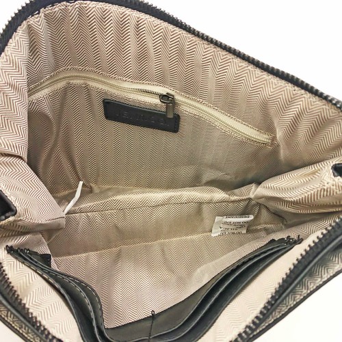 Jen & Co. Britt Vegan Puffer Crossbody Bag Black 11x8x2 inches - Bild 8 von 9