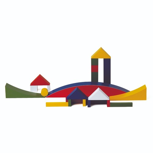 1923 Bauhaus® Baükt costruzione costruzione gioco giocattolo Naef montessori legno NUOVO - Foto 5 di 10