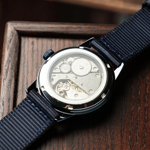 Rare Vintage Blue Raketa Copernicus 1990s Soviet Wristwatch, Unique Men's gift - Picture 4 of 5