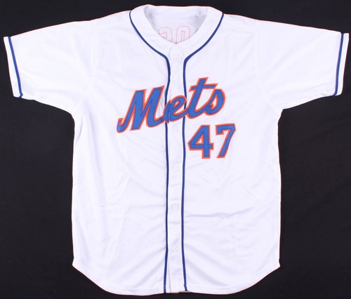 Jesse Orosco Signed Mets Jersey (PSA COA) 2×World Series champion (1986, 1988) - Picture 3 of 6