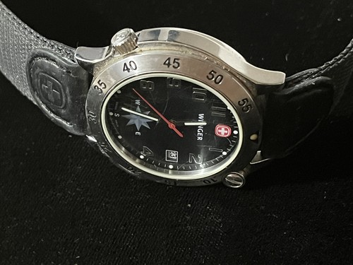Wenger Navigator Watch Men’s 70373 Stainless 100m Water Resistant Swiss - Picture 5 of 7
