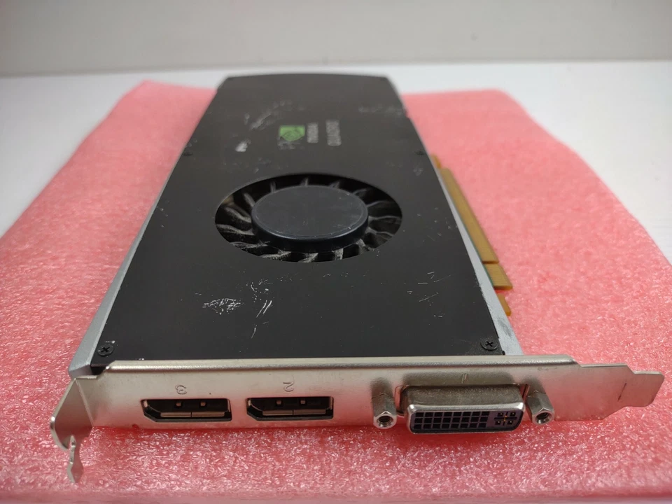 HP 588582-001 NVIDIA Quadro FX3800 1GB 256-Bit GDDR3 PCI-E Video Graphics Card - Image 2 of 4