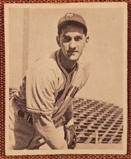 1948 Bowman #23 Larry Jansen New York Giants Original Rookie Baseball Card RC