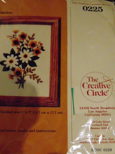 The Creative Circle Roses And Daisies #0225 By Eugenia Parfionow 5" x 7" - Picture 2 of 2
