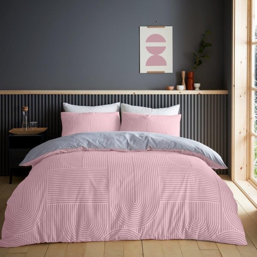Reversible Duvet Quilt Cover Bedding Set Single Double King Size With Pillowcase - Picture 22 of 99