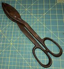 Vintage Tin Snips Metal Shears Compton 12” Made In U.S.A. Worth.