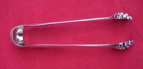 French Sterling Silver Sugar Tongs Lion Claws P Berthier Paris 19th C - Picture 4 of 6