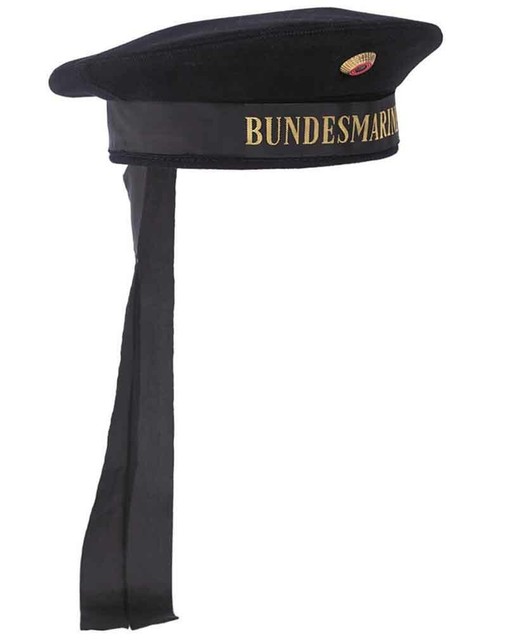 BW Marine Tellermütze m. Abz. dk.blau Camping Outdoor Military -NEU- BW Marine Tellermütze m. Abz. dk.blau Camping Outdoor Military -NEU-