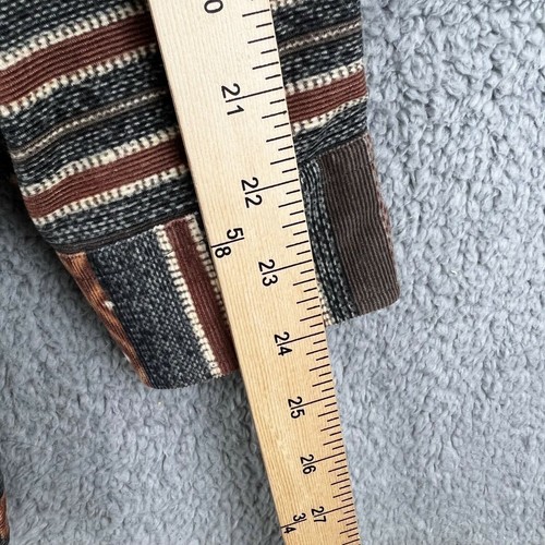 Vintage CASA MODA Mens Shirt Size 42 Large Brown Flannel - Picture 6 of 9