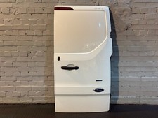FORD TRANSIT CUSTOM 2018-2023 REAR DRIVER DOOR IN FROZEN WHITE RB17D