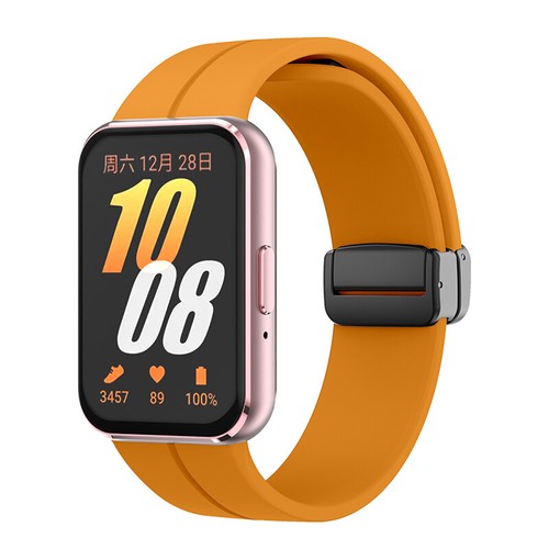 Magnetic Silicone Sport Strap Watch Band For Samsung Galaxy Fit 3 Replacement - Picture 55 of 57