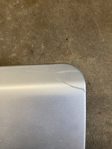 OEM 2006 DODGE CHARGER Rear Fuel Door Gas Tank Cover Lid Silver - Picture 2 of 4