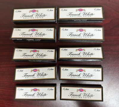 Job French White 1 1/4 Cigarette Papers 10pack