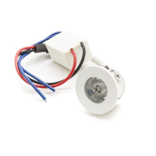 FARETTO INCASSO LED 1W SEGNAPASSO PUNTOLUCE 220V TONDO o QUADRO ARGENTO o BIANCO - Foto 7 di 13