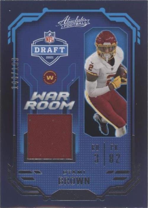 2021 Panini Absolute Dyami Brown #WRM-DBR - 1 of 2