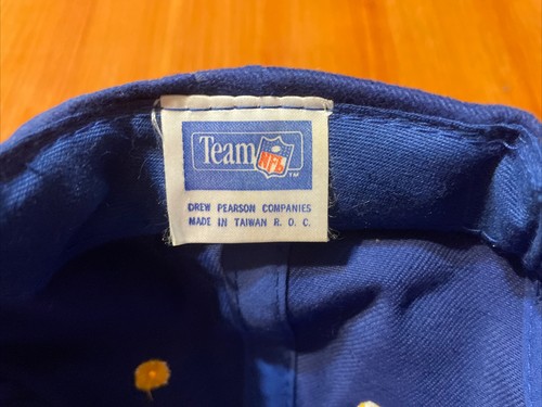 VINTAGE 90s ST. LOUIS RAMS TEAM NFL DREW PEARSON COMPANIES HAT! NEW WITH TAG! - Picture 8 of 12