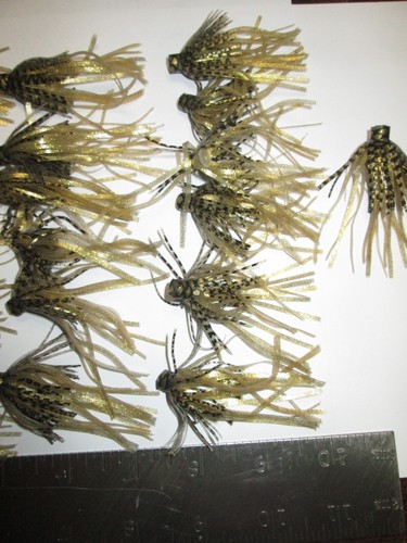 25 - SCHNELLWECHSEL SILIKON-GUMMISCHRÖCKE - 2 1/2 ZOLL LANG - GOLD UND SCHWARZ * - Bild 7 von 9