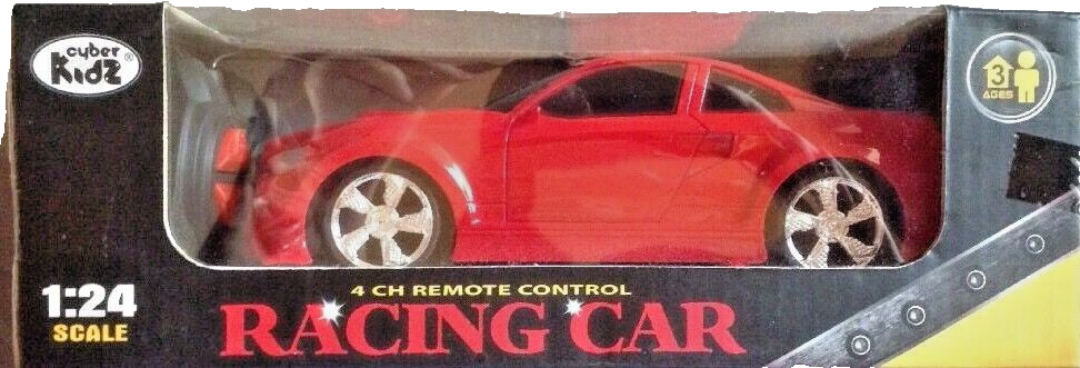 Cyber Kidz 4 ch 1:24 Remote Radio Control RC Red Racing Car - R/C