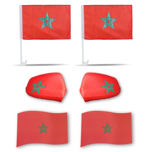 Sonia Originelli Fanpaket fürs Auto EM "Marokko" Morocco Fußball 3D Magnet A ... - Bild 1 von 2