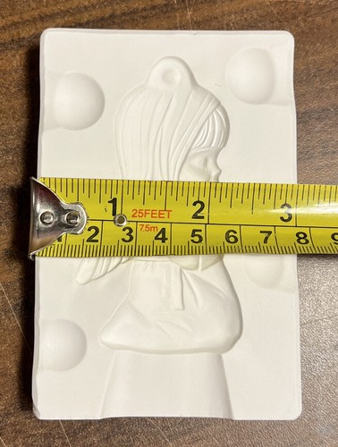 VINTAGE ALBERTA'S CERAMIC MOLD #A-74 ANGEL ORNAMENT - Picture 10 of 10