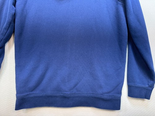 Lands End Kids Full Zip Hoodie Jacket Size L (14-16) Navy Sherpa-Lined Insulated - Picture 10 of 12