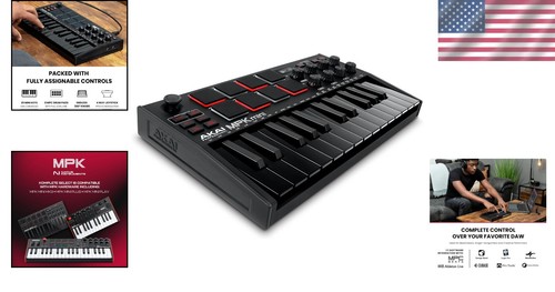MPK Mini MK3 USB MIDI Controller - 25 Velocity-Sensitive Keys with NKS Support - Picture 2 of 14