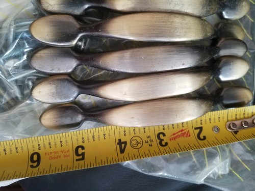 Vintage Lot Of 12 Brass Pulls/Handles  - Picture 2 of 4