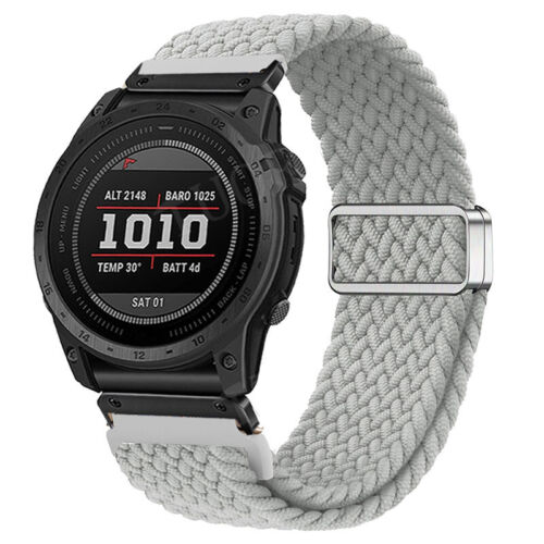 Correa de reloj de nailon de ajuste rápido para Garmin Fenix E/8/7/7X 6/6X Pro/5/5X 3 HR - Imagen 13 de 50