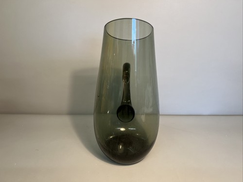 Glas Krug Rauchglas Vase | 60er 70er Jahre Design Alfred Taube Vohenstrauss |#E8 - Afbeelding 2 van 4