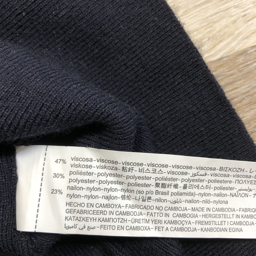 ZARA Crew Neck Long Sleeve Black Casual Pullover Sweater Girl's Size 10 Yrs - Picture 8 of 11