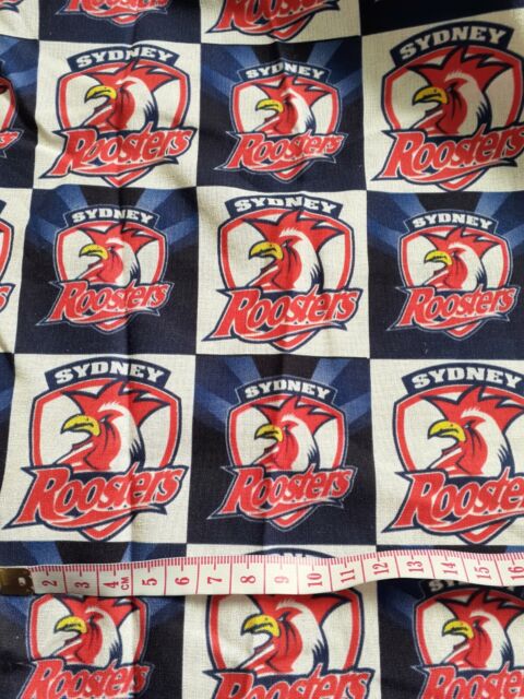 Roosters Fabric 1m x 1.4m 100% Cotton