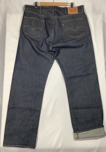 Vintage Levi's 501 Indigo Blue Dark Wash Jeans W39 L32 EUC - Picture 4 of 11