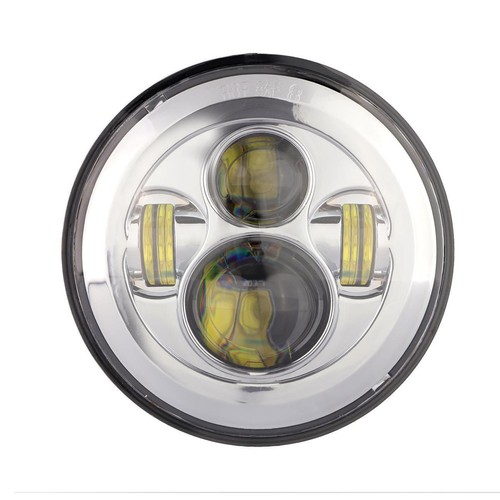 7 inch LED Headlight + Housing Bucket for Yamaha V-Star 650 1100 Motorcycle Bike - Picture 4 of 12