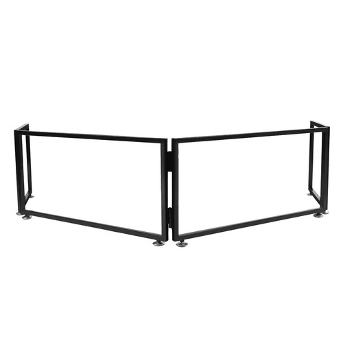 Tabletop DJ Event Facade White &Black Scrims Metal Frame Booth & Travel Bag Case - Picture 11 of 12