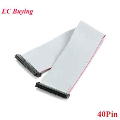 40 Pin JTAG ISP AVR Download Cable 30CM Flat Ribbon 28AWG