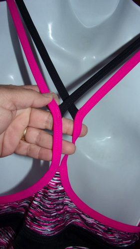 NWT Tankini Swim Top by Tropical Escape, Size Missy 16, With Padded Shelf Bra - Picture 8 of 11
