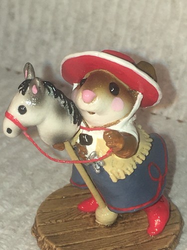 WEE FOREST FOLK CLIPPITY CLOP RED/WHITE/BLUE NEW MINT WITH BOX - Picture 3 of 6