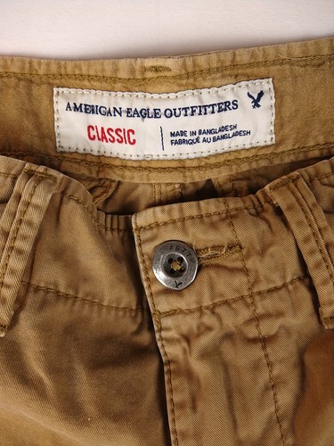 American Eagle Outfitters klassische braune Shorts (Herrengröße 28) Freizeit Strand AEO - Bild 3 von 7