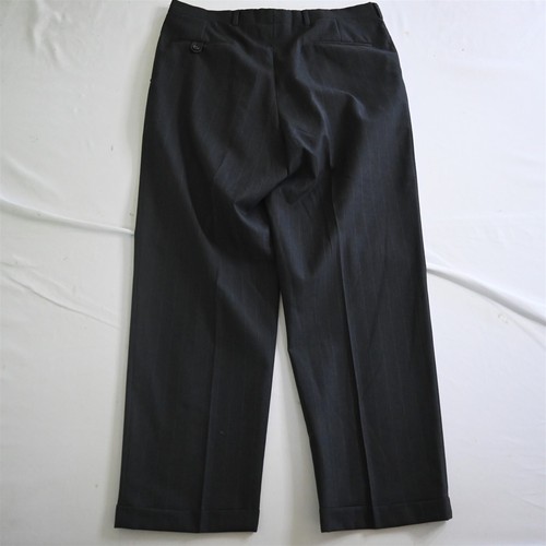 Hart Schaffner Marx 44R 36x32 Gray Striped HSM 100s Wool Mens Jacket Pants Suit - Picture 12 of 12