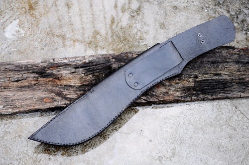 12 inches Long Blade Bush craft knife-knife-cleaver-working knife-Tempered-Nepal - Picture 6 of 6