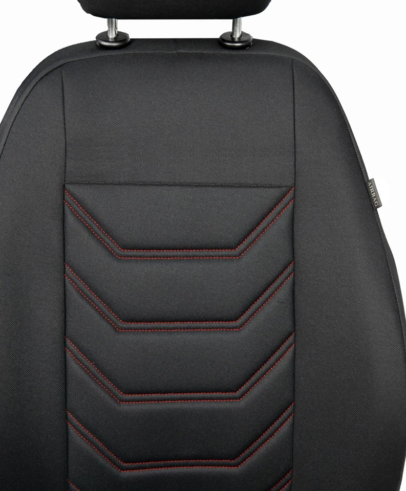 Car covers seat covers comfort protective covers complete set for VW Caddy black cover - Image 3 of 4