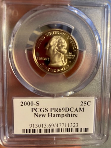 2000 S CLAD PROOF STATE QUARTERS PCGS PR69DCAM FLAG LABEL - Picture 10 of 22